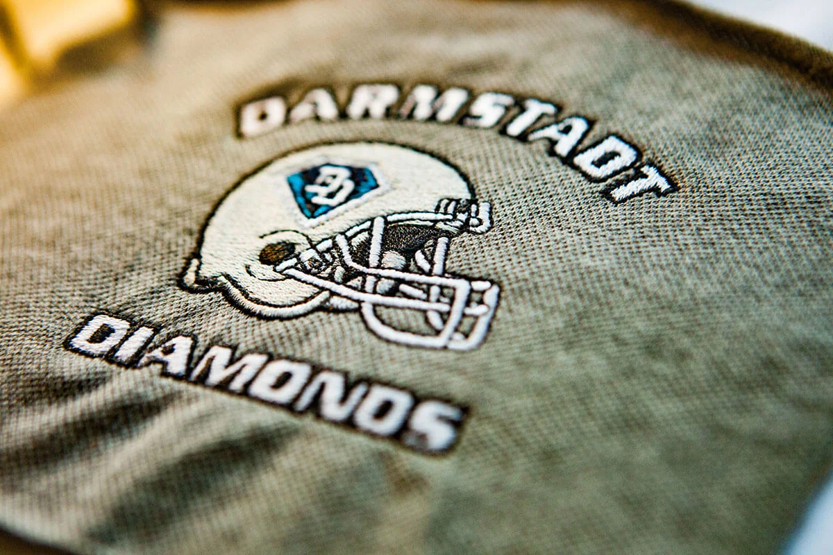 darmstadt diamonds logo bestickt